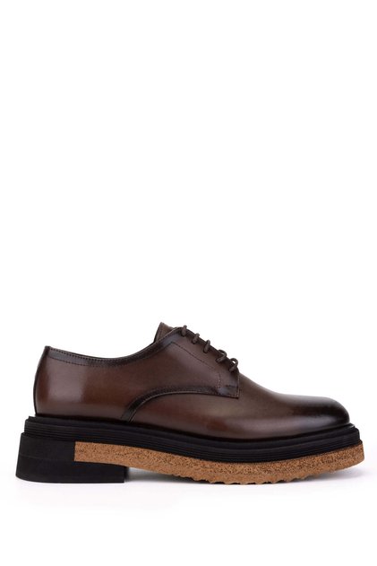 Men's Genuine Leather Brown Classic Shoes