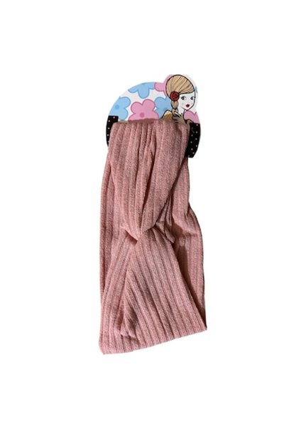 Bandă dublă răsucită pentru fete, 44-45 cm, roz, Meissa