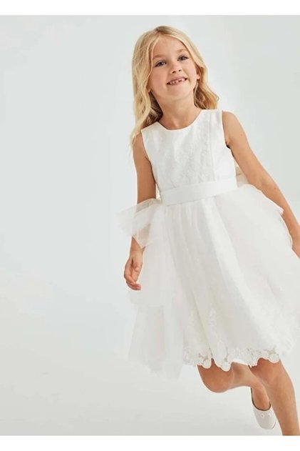 Abel&Lula Girls Embroidered Dress 5033