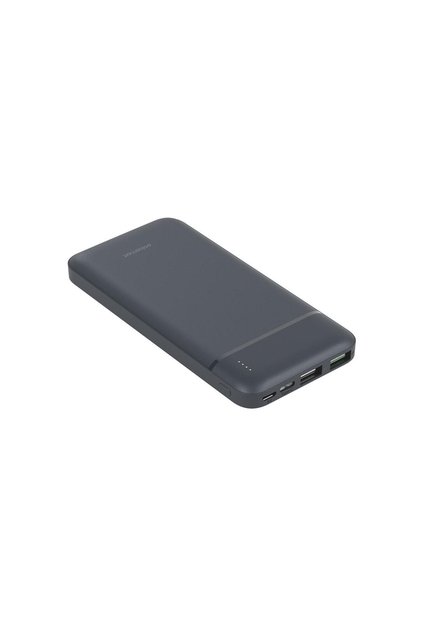 PBS131 10000 mAh Powerbank Type-C Girişli Çift USB Hızlı Şarj Cihazı Antrasit