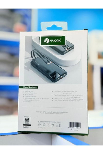 POWER BANK SUPER FAST CHARGER 20000 MAH THE REAL