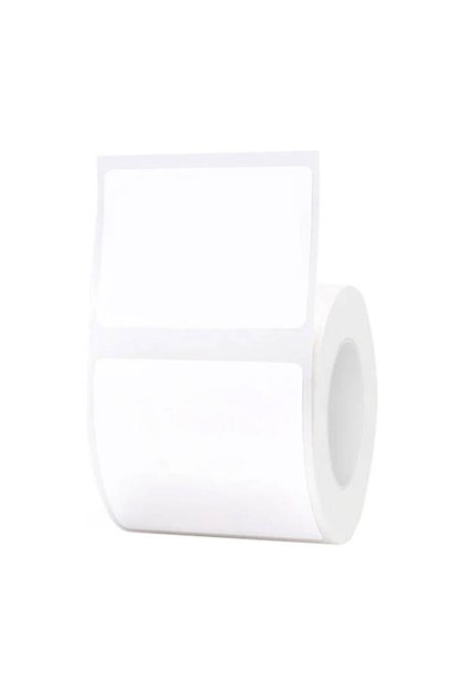 Θερμοκολλητικές ετικέτες 40x30 mm - 900 τεμάχια. Λευκές