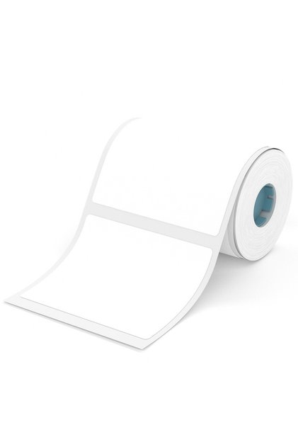Θερμοκολλητικές ετικέτες 80x50 mm - 560 τεμάχια. Λευκές