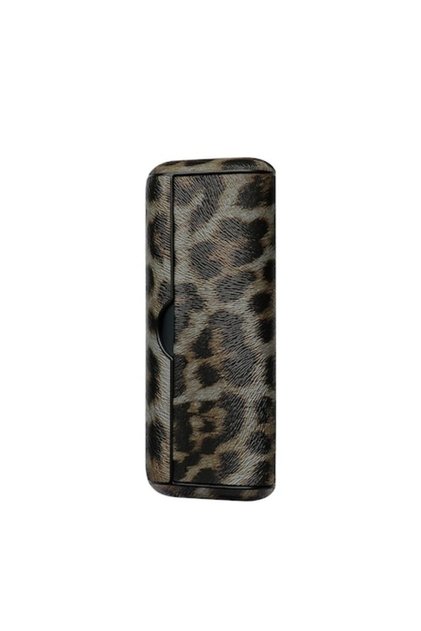 Carcasă pentru IQOS Iluma Prime Gri Leopard – Protecție la șocuri și rezistență la zgârieturi, TPU + PU + PC