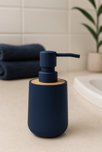 Modern Pompalı Akrilik Sıvı Sabunluk – Şık Mutfak Deterjanlık Organizer Set