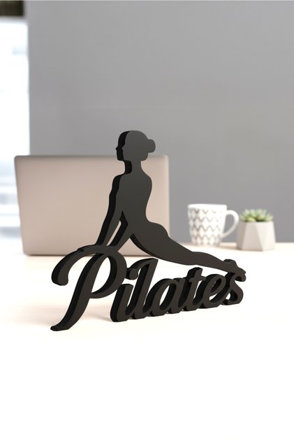 Pilates Temalı Dekoratif Masaüstü Obje