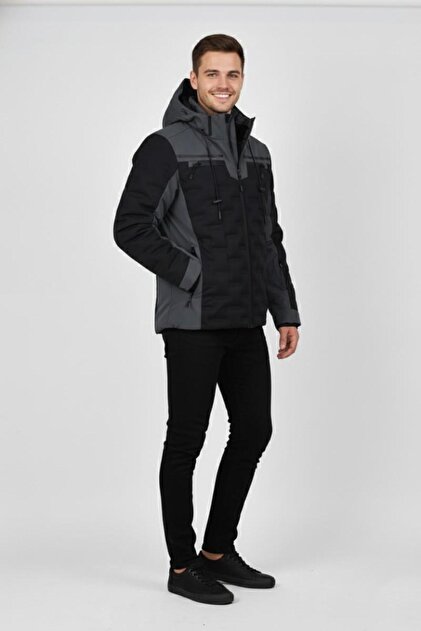Dynamo Erkek Kapüşonlu Spor Mont Regular Fit 3331 BGL-ST04899