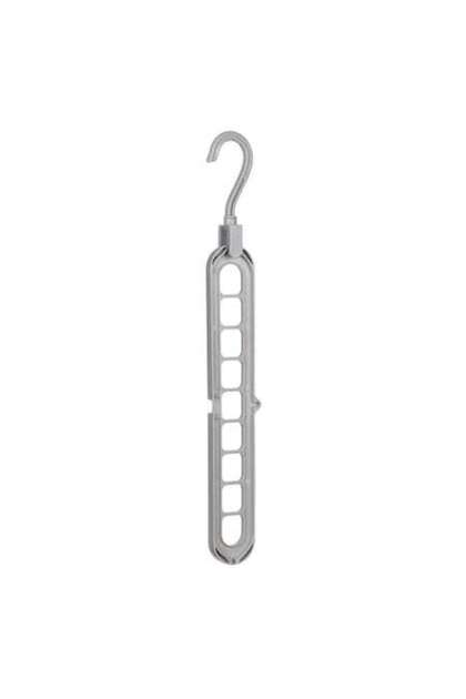Cuier gri, ajută la organizarea spațiului din dulap, 32 x 17 cm
