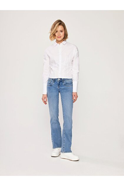 Valerie Boru Low Waist Blue Jeans