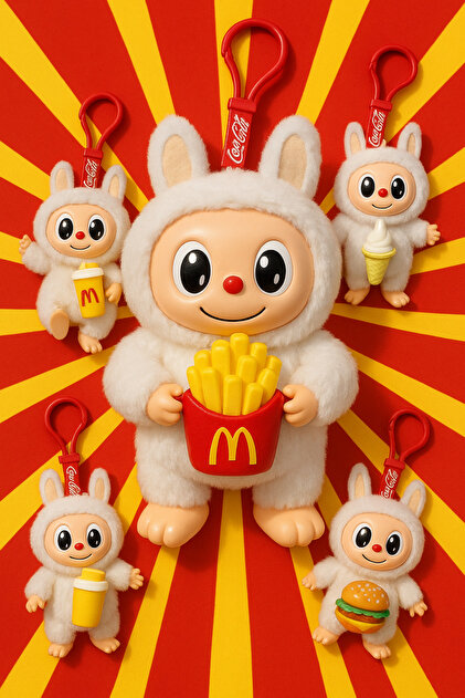 Teknoking Labubu the Monsters Big İnto Have A Seat Pelüş