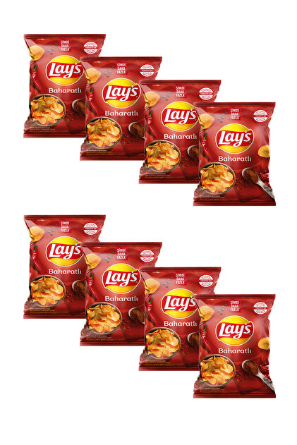 Baharatlı Patates Cipsi 105g x 8 Adet