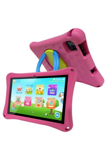 K10 Kids 5G Wi-Fi Android Tablet, 10.1" IPS, 8GB RAM, 256GB, 6000mAh, 8MP+13MP (Gray/Pink)