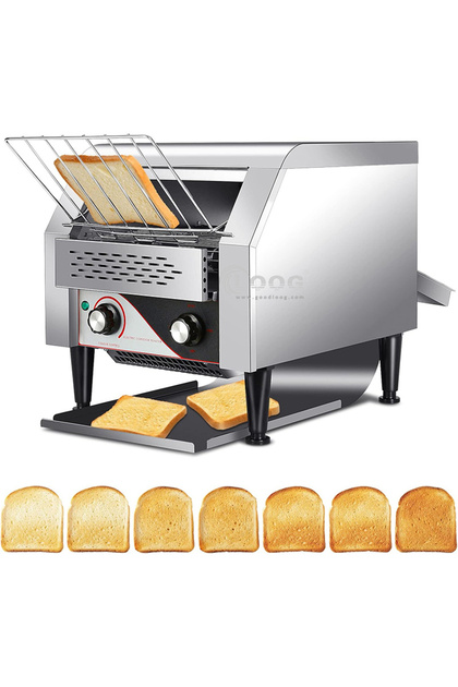 300 PCS/Hr Commercial Stainless Steel Conveyor Toaster