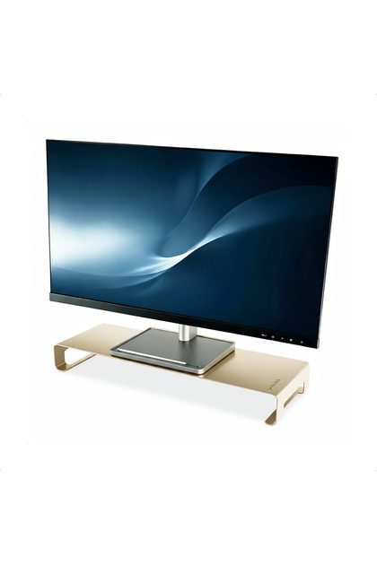 Riser Desktop Monitor Stand - Monitor Riser - Gold - Large - Rsr8050Gl