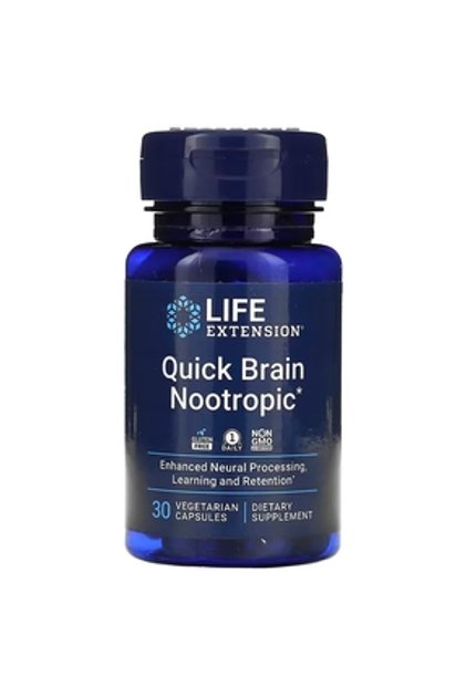 Quick Brain Nootropic, 30 Vegetarian Capsules 30 Vegetarian Capsules