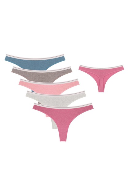 Pachet de 5 tanga pentru femei 2424D4