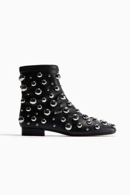 Embellished ankle boots
