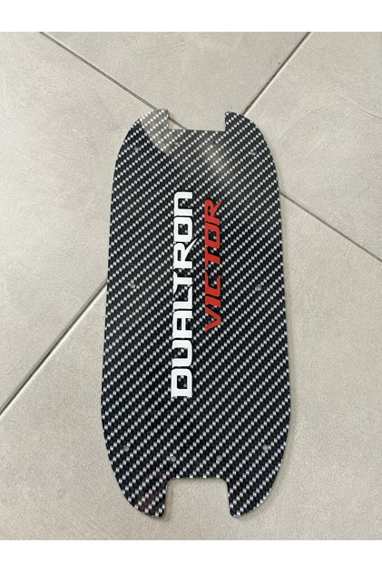 Karbon Desenli Elektrikli Scooter Pleksi Tabanlık Standart Vida Delikli Deck 3MM Dualtron Victor