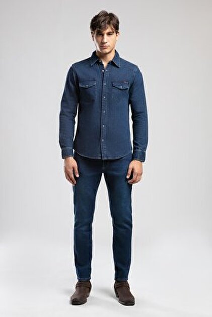 Lee Cooper Normal Bel Skinny Fit Mavi Erkek Denim Pantolon 261 LCM