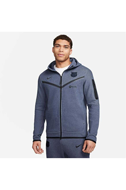 Nike FC Barcelona Tech Fleece Hoodie Full-Zip Erkek Sweatshirt