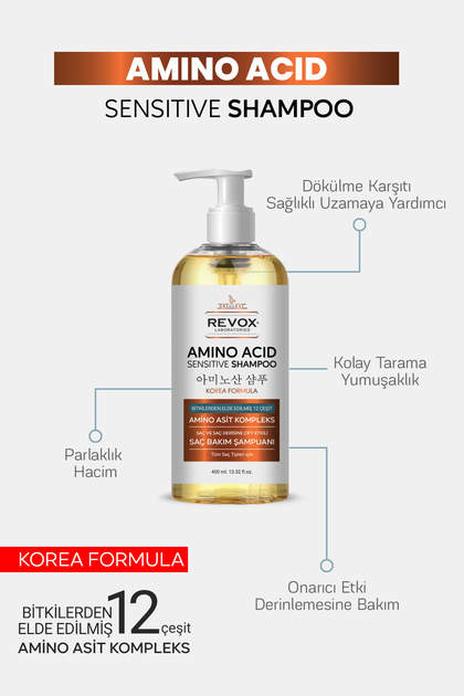 Revox Amino Asit Sensitive Şampuan Dökülme Karşıtı Hızlı Uzama