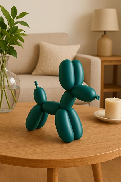 3d Tasarım Balon Köpek Dekoratif Biblo - Ev / Ofis 6 x 12