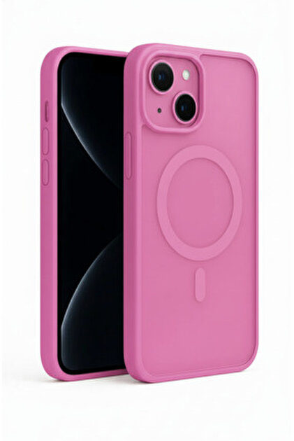 Fibaks iPhone 13/14/15 Kılıf Kamera Çıkıntılı Magsafe Şarj