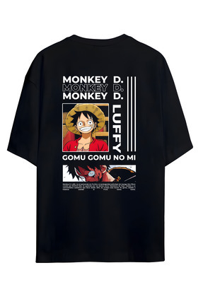 Genel Markalar Unisex Anime One Piece Sırt Baskılı Tişört - Fiyatı