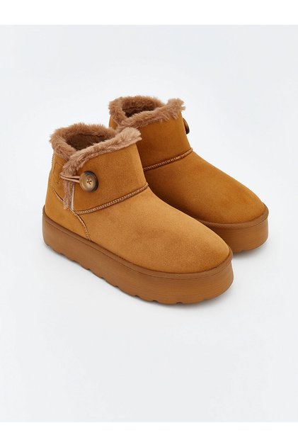 Alita City Lcw Steps Beige Women's Boots with a Difference