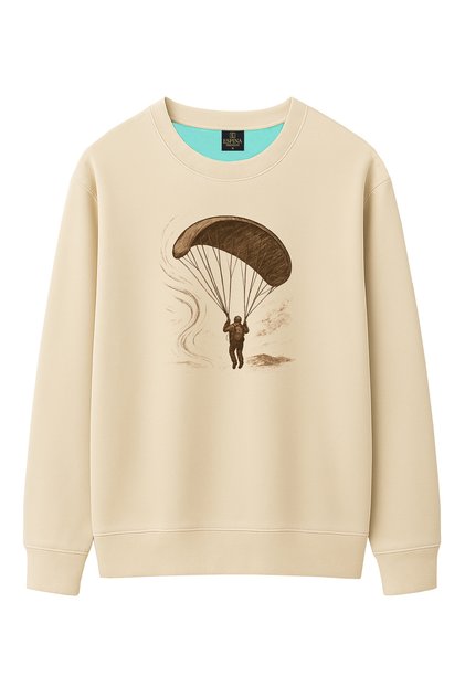 Regular parachute Printed sweatshirt