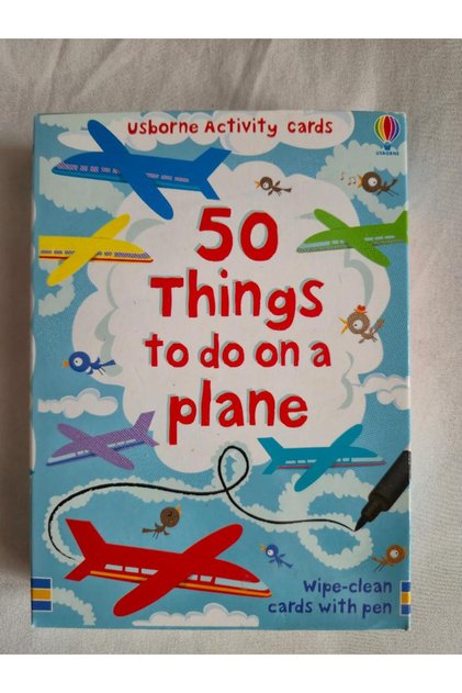 50 de activități de făcut în avion ( Usborne Activity Cards )