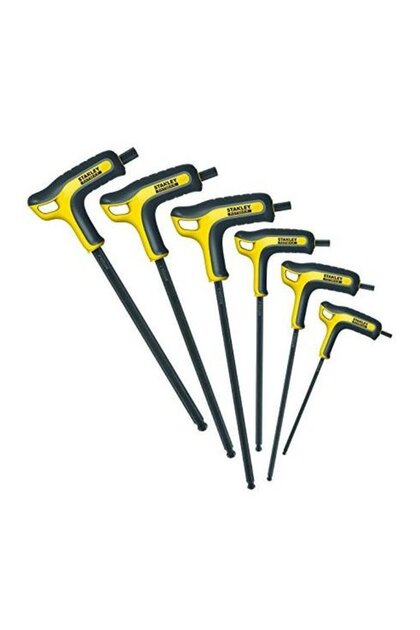 Stanley FMHT0-69049 Set 6 chei imbus cu cap sferic si maner P: 3, 4, 5, 6, 7, si 8 mm