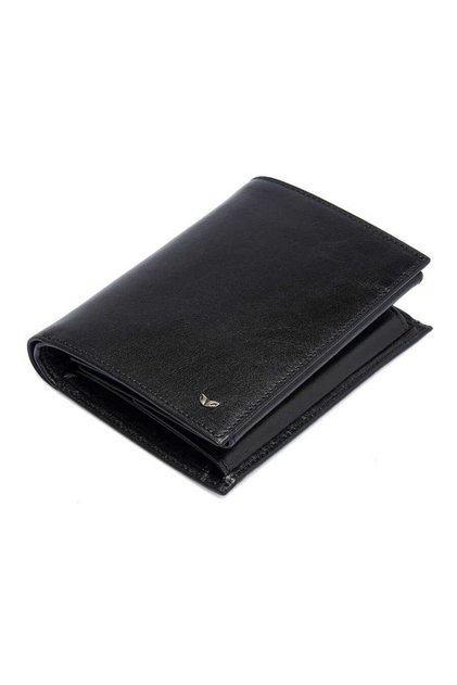 Black Genuine Leather Men's Wallet - S1Ce00001247-B06