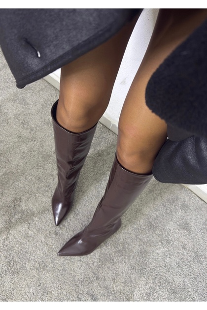 Light Brown Women's Heeled Boots