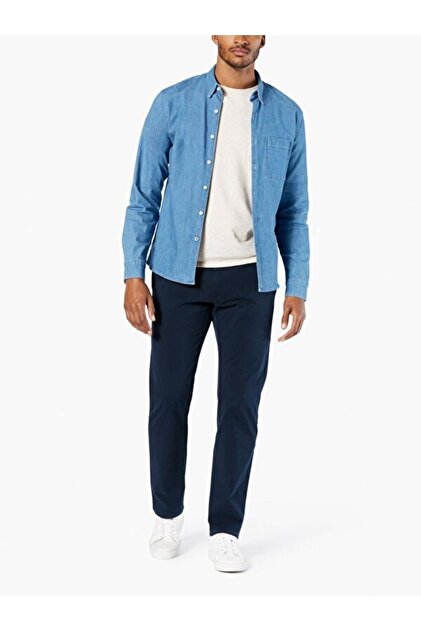 Dockers Herenbroek Ultimate 360 Chino Slim, zwart, 33W / 32L