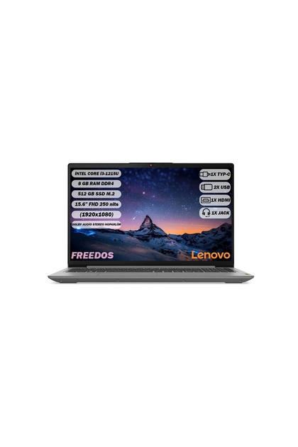 LENOVO IdeaPad 3 Intel Core i3-1215U 8GB 512GB SSD 15.6