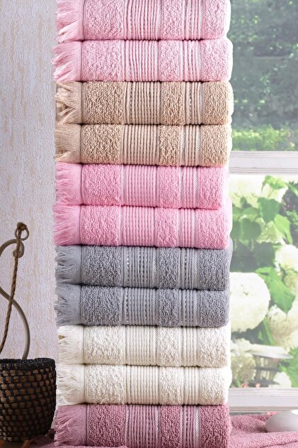EL6 JIL セット Zeynep Tekstil Shiny 6'lı 50x90 cm El&Yüz Havlu Seti - Fiyatı