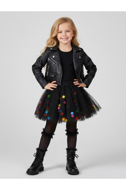 Fustă Tutu cu pompon 6638