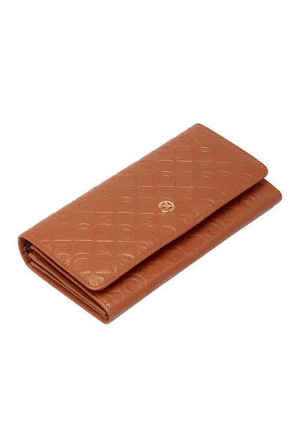 Tan Genuine Leather Women's Wallet - S1Cb00005783-F83