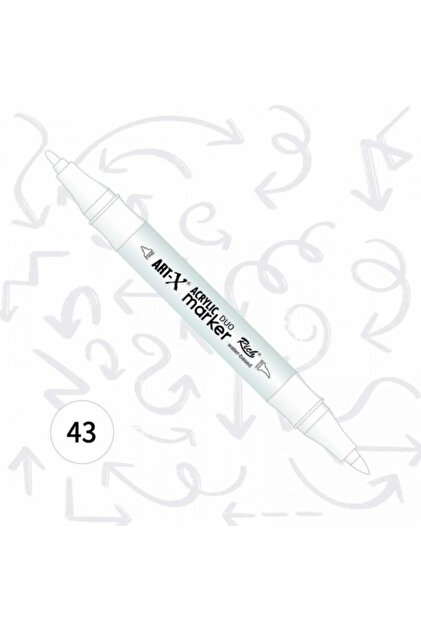 Rich Art-x Akrilik Marker Çift Taraflı Kalem No:43 - Fiyatı, Yorumları