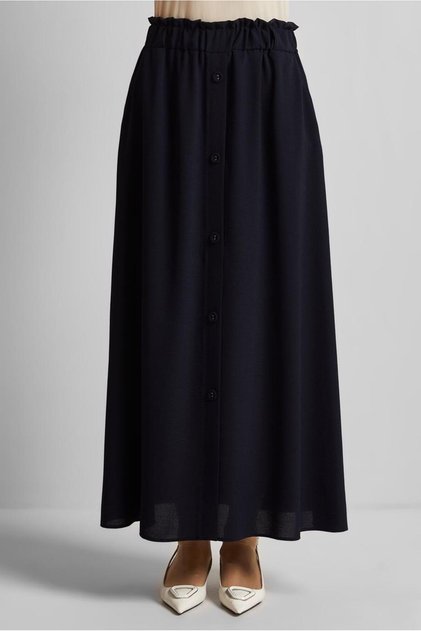 Button Detail Skirt 60676