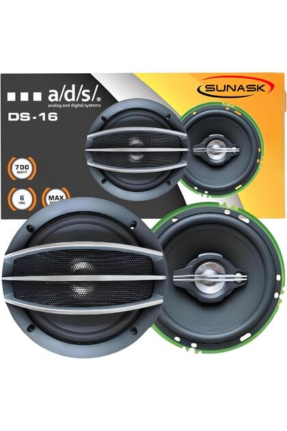 ADS Ds-16 16 Cm 700 Watt Oto Hoparlör 2 Adet 1. Sınıf Kalite