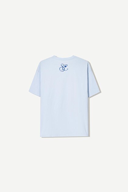 Bershka Kısa kollu ve Sabrina Carpenter baskılı t-shirt - Fiyatı