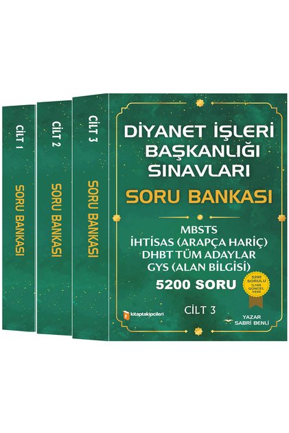 kitaptakipcileri 2026 Diyanet Sınavları Soru Bankası Sabri Benli