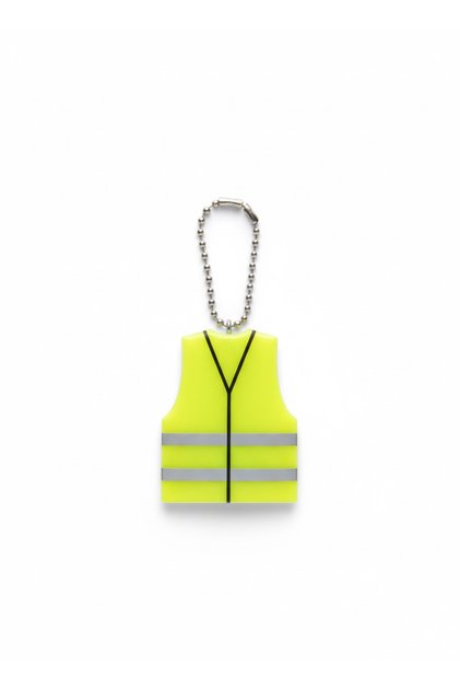 Reflective Vest Keychain-Engineer Construction Site Gift
