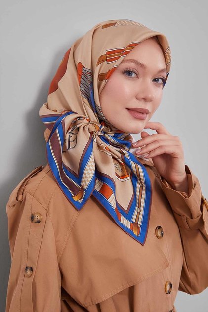 Gold Twill Silk Scarf Lunera Collection