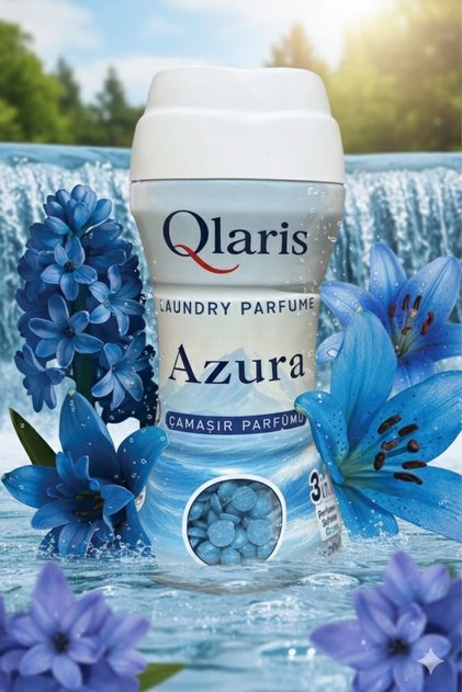Vegan Formüllü Granül Çamaşır Parfümü & Çamaşır Yumuşatıcısı AZURA 210 gr
