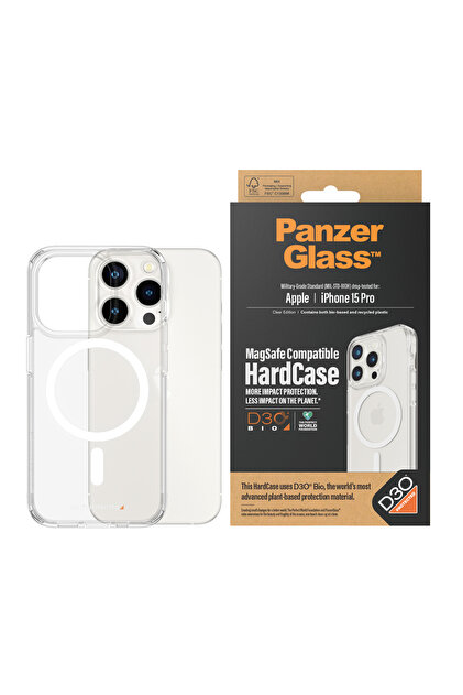 PanzerGlass HardCase iPhone 15 Pro MagSafe Uyumlu D3O Darbeye