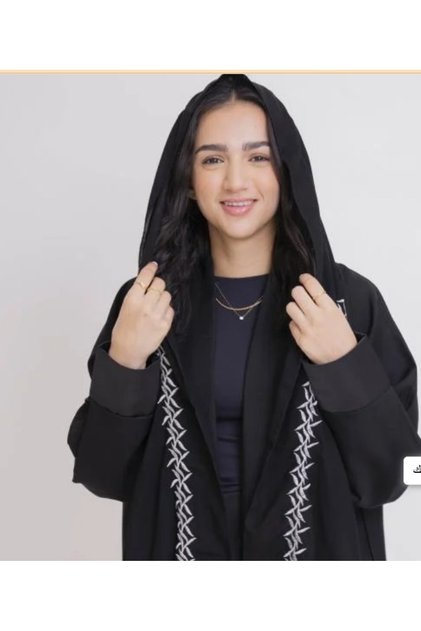 Black veil with branch embroidery on both sides