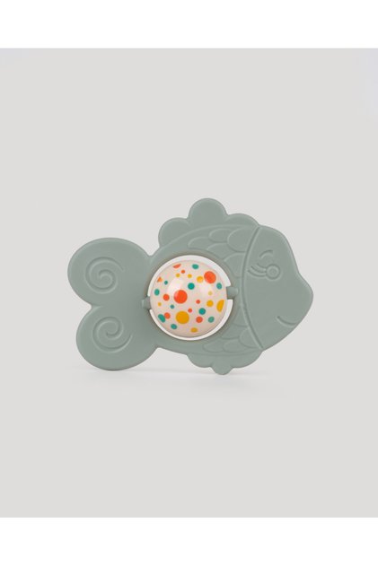 My Friend Fish Teether Rattle-Petrol Green